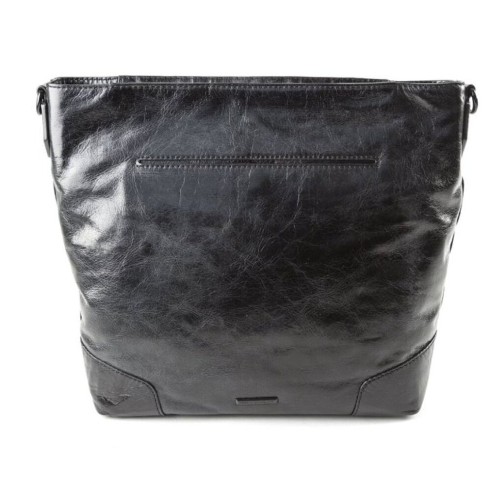 Rebecca Minkoff Regan Slim Bucket Bag Leather Black NWT $275 [jb] - Picture 3 of 13